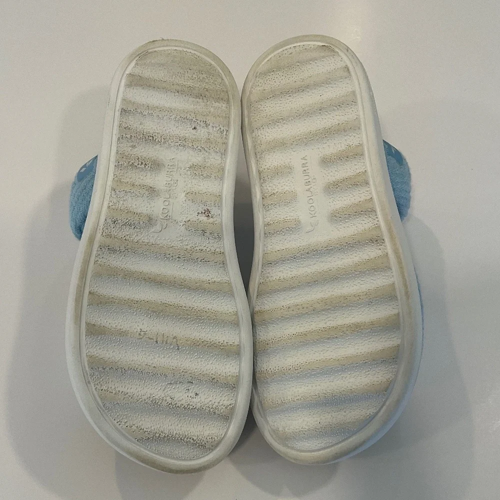 KOOLABURRA by UGG Alane Terry Slide Sandal Blue Size 9